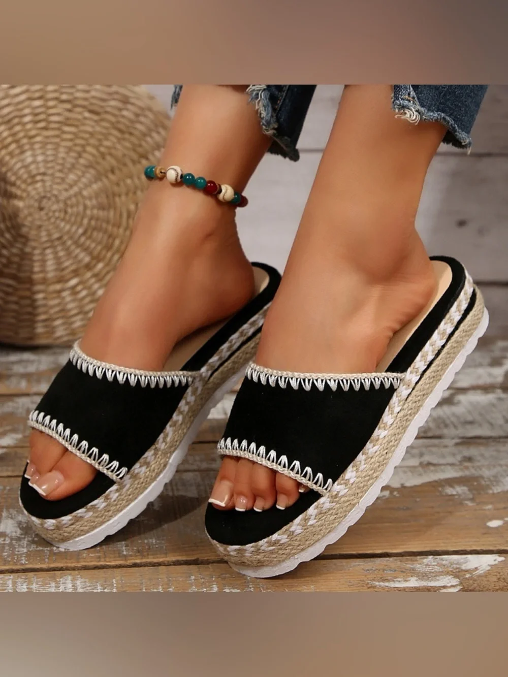 Open Toe Platform Sandals